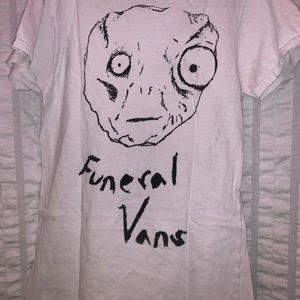 Vintage hand drawn printed tee